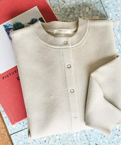 按扣針織開衫