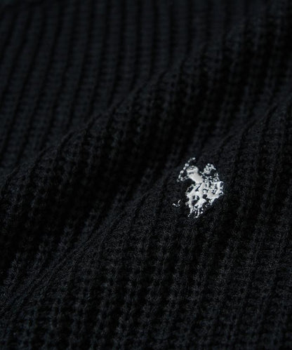特別刺繡橫紋圓領針織衫【限量】