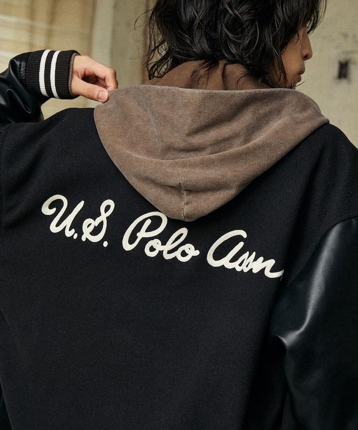 特別款仿皮棒球夾克