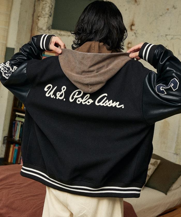 特別款仿皮棒球夾克