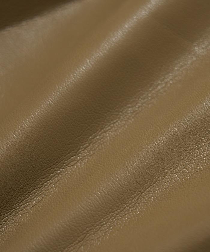 特別款仿皮棒球夾克