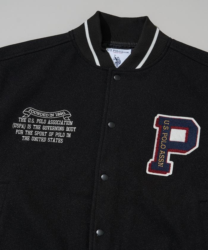 特別款仿皮棒球夾克