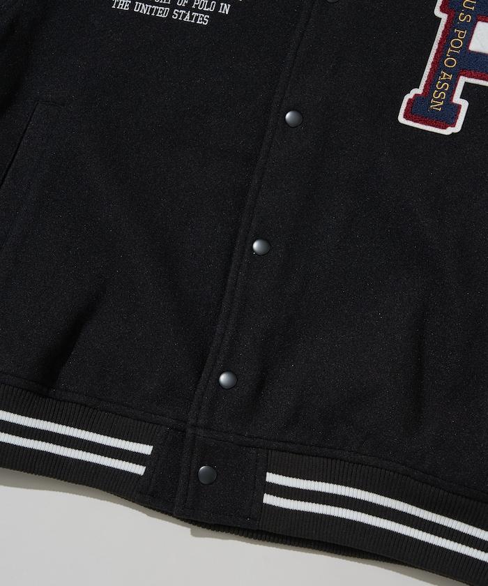 特別款仿皮棒球夾克