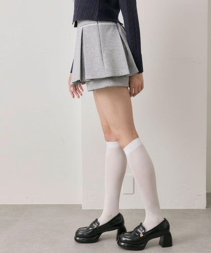 百褶裙褲