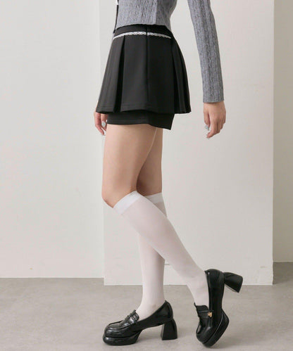 百褶裙褲