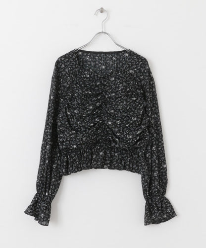 花卉印花吊帶背心上衣