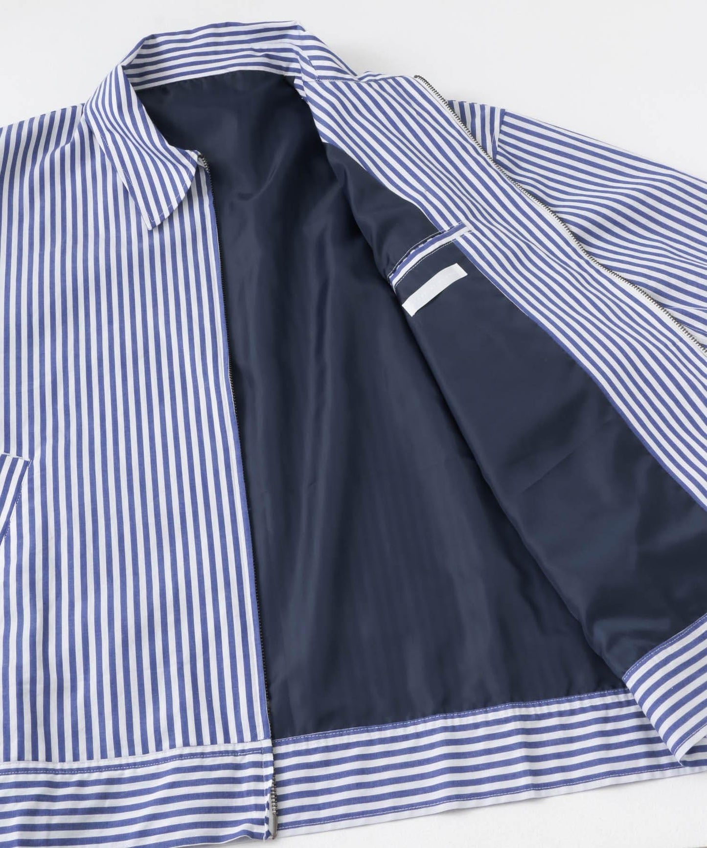 hxcyyd × SOP 條紋花卉胸花襯衫夾克（男女同款）