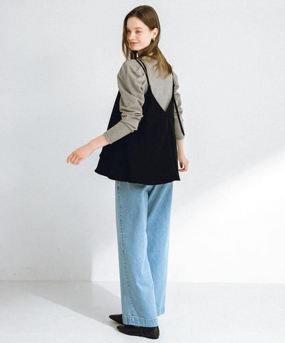 荷葉邊吊帶背心