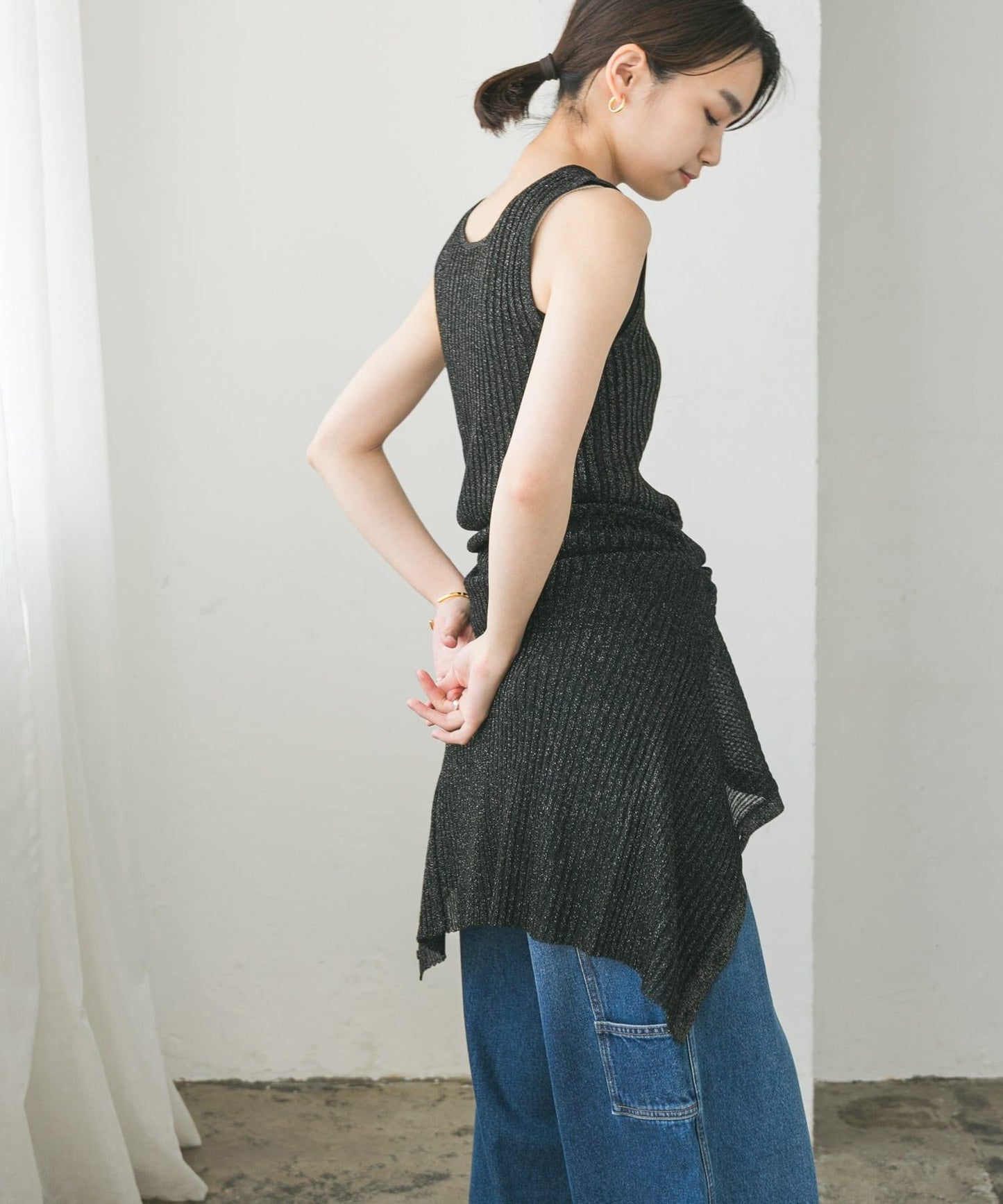 高密度亮片背心