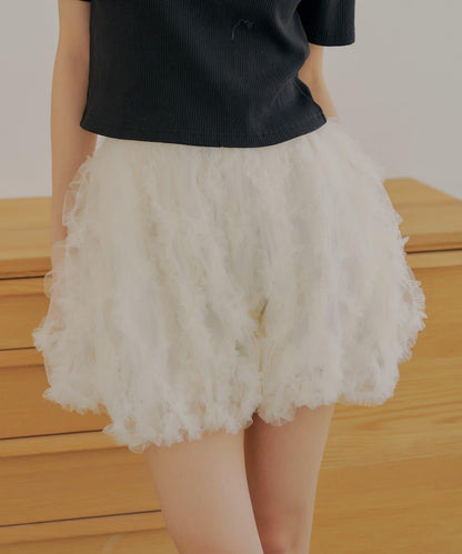 9月6日0點開售 蕾絲層疊泡泡短褲