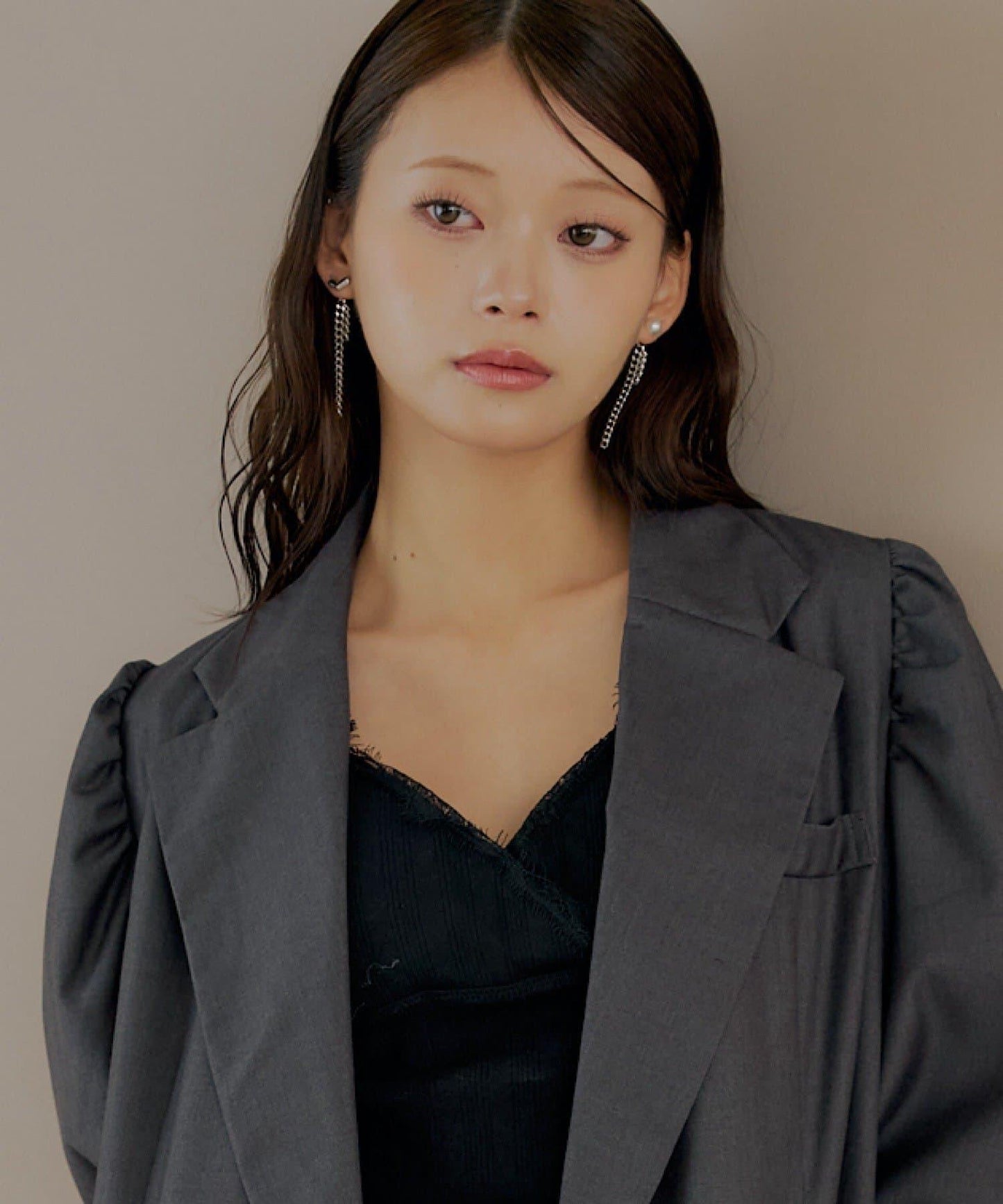 【Chico】不對稱鏈條耳環