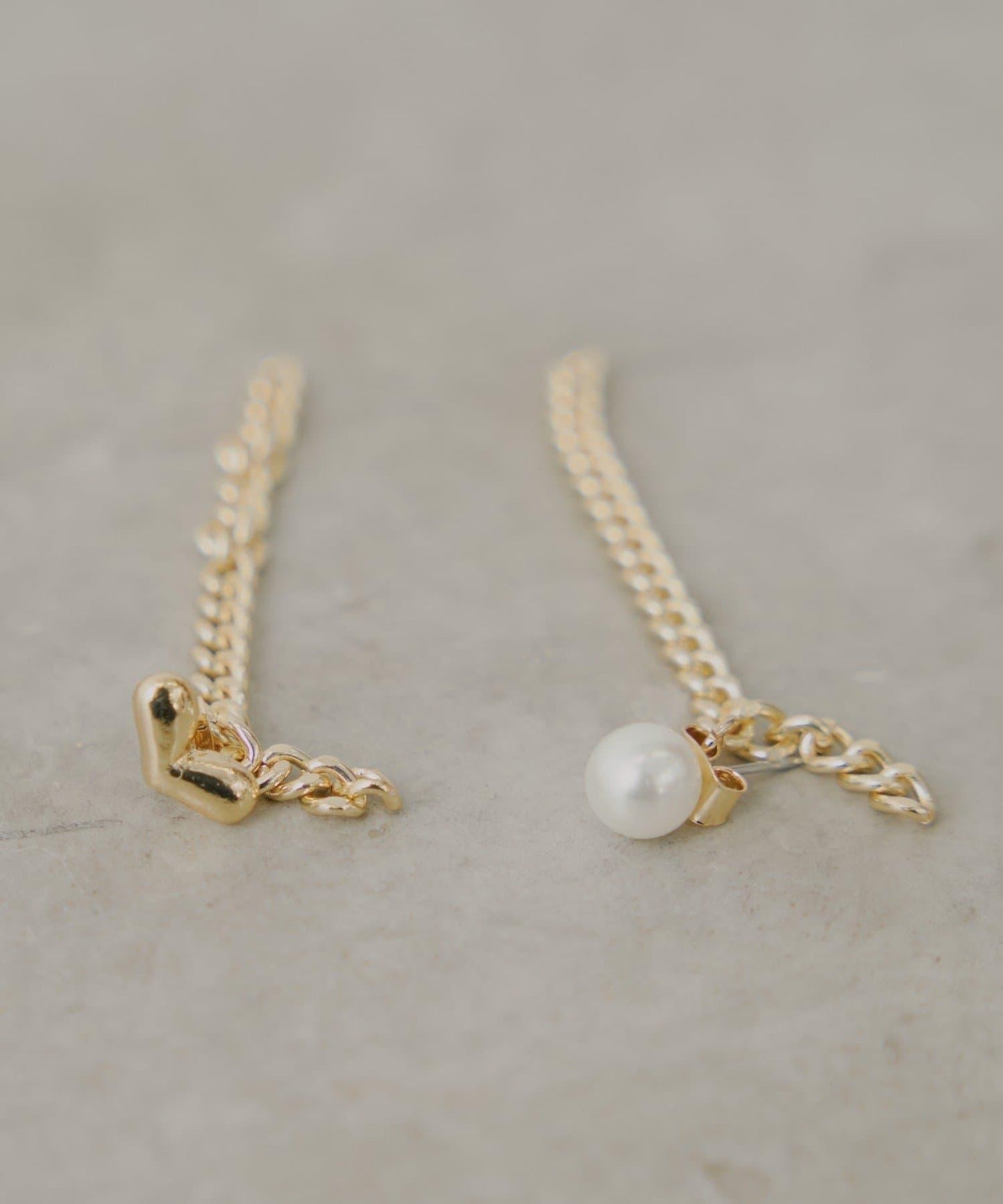 【Chico】不對稱鏈條耳環