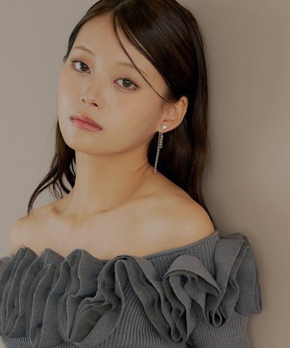 【Chico】不對稱鏈條耳環