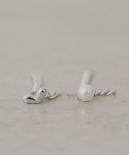 【Chico】不對稱鏈條耳環