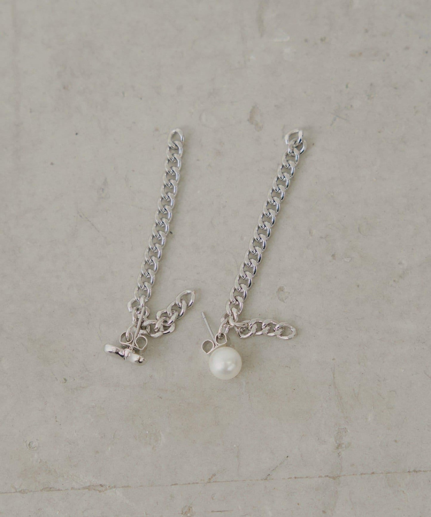 【Chico】不對稱鏈條耳環