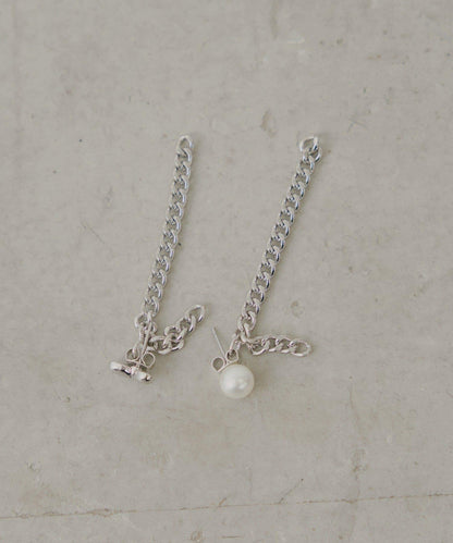 【Chico】不對稱鏈條耳環