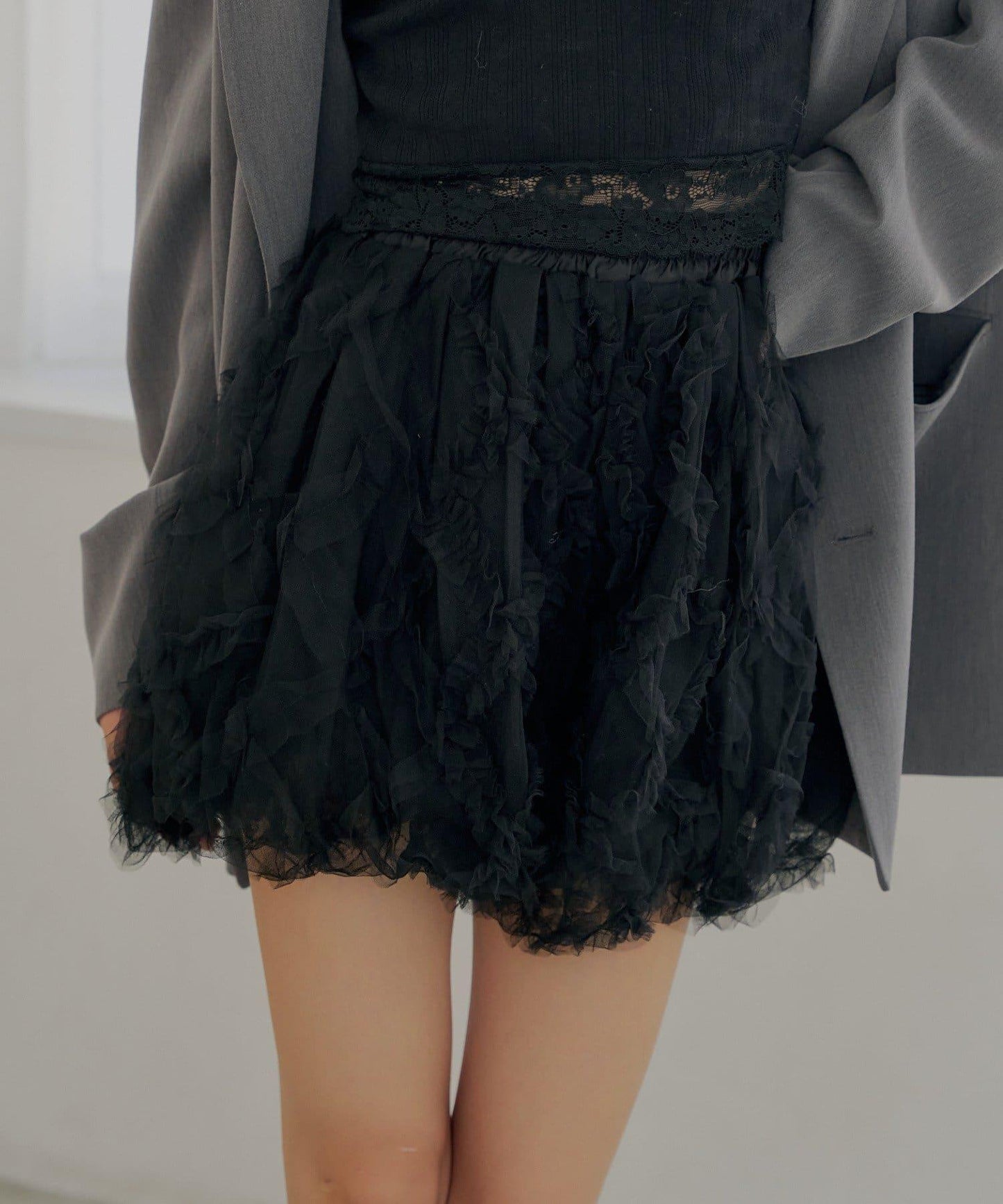 9月6日0點開售 蕾絲層疊泡泡短褲