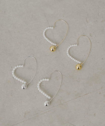 【Chico】愛心圈形耳環