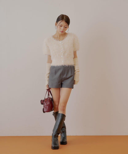 【Chico】前褶短褲