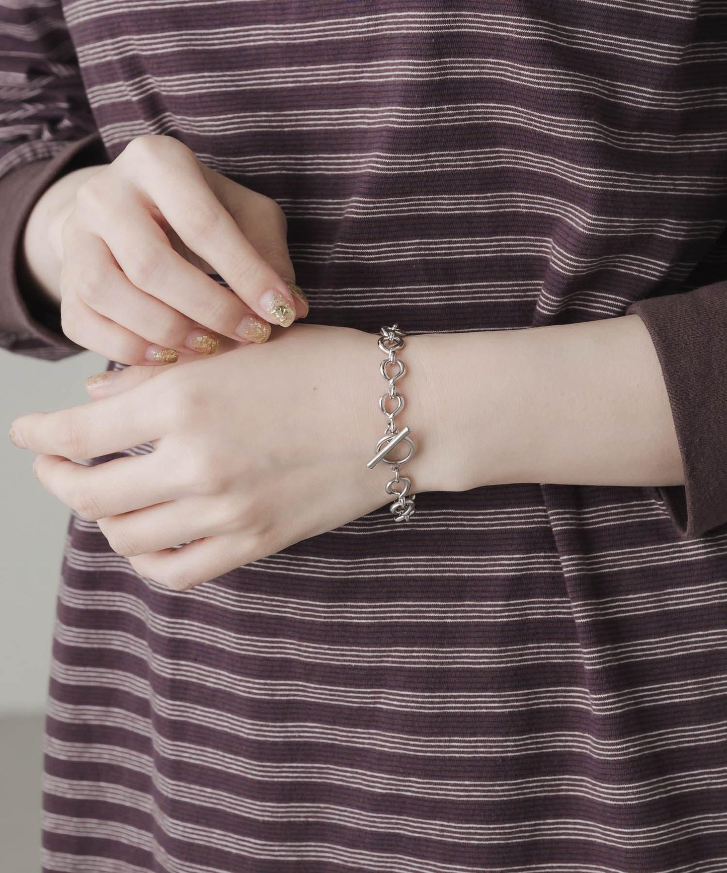 圓環鏈條搭扣手鍊