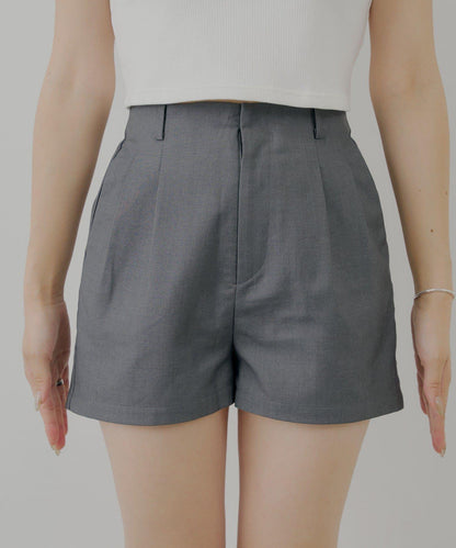 【Chico】前褶短褲