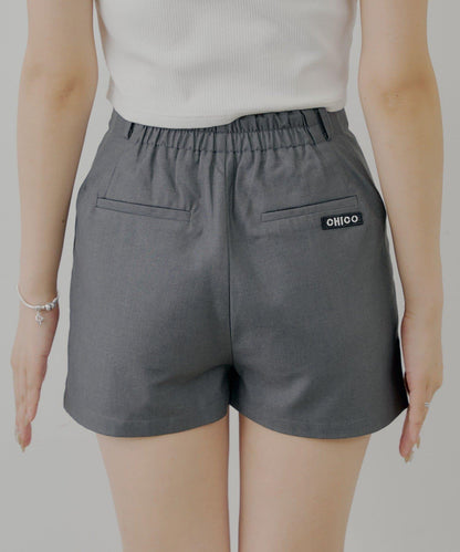 【Chico】前褶短褲