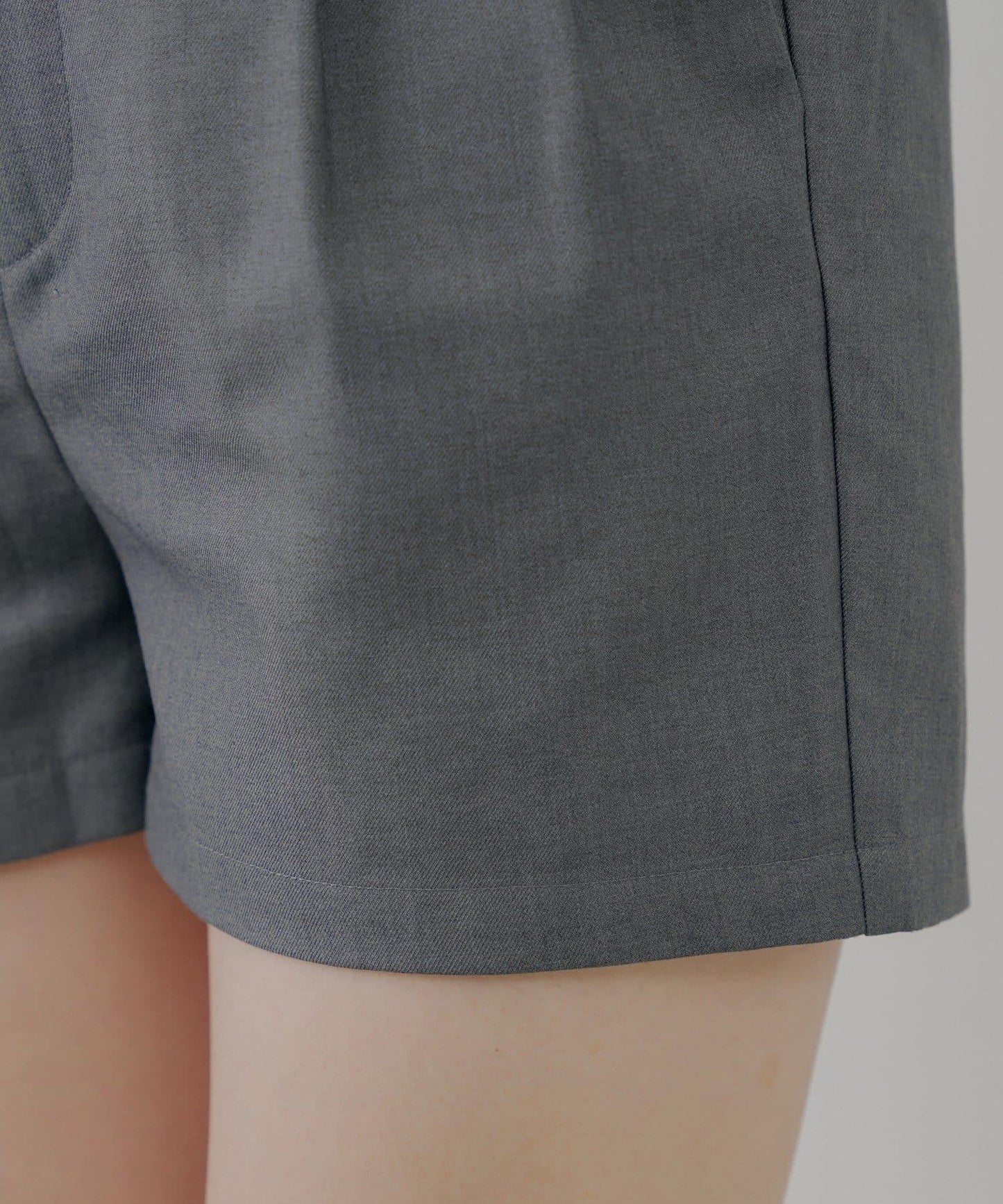 【Chico】前褶短褲