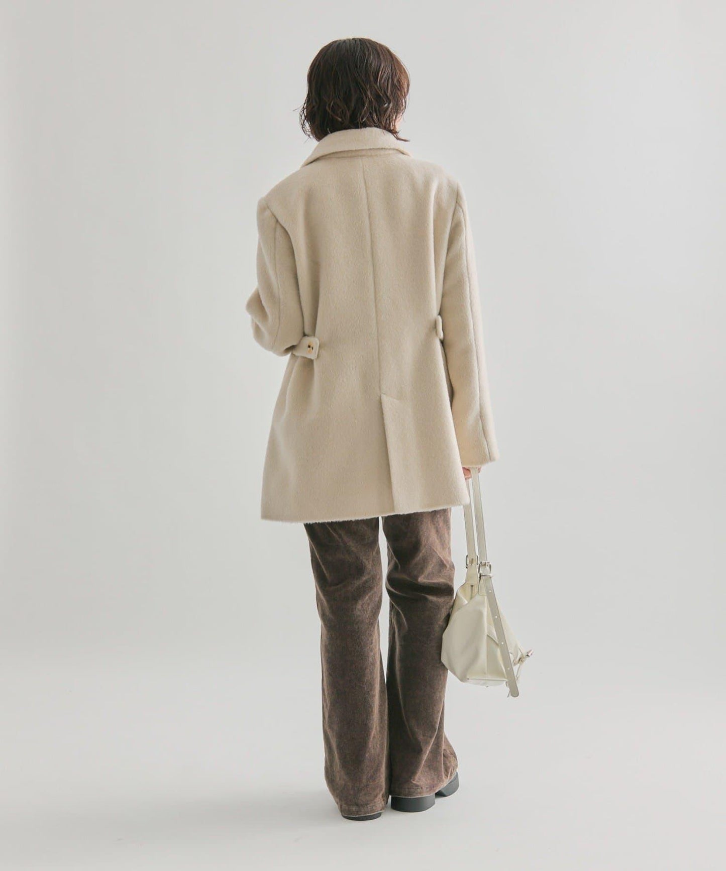 毛邊雙排扣西裝外套