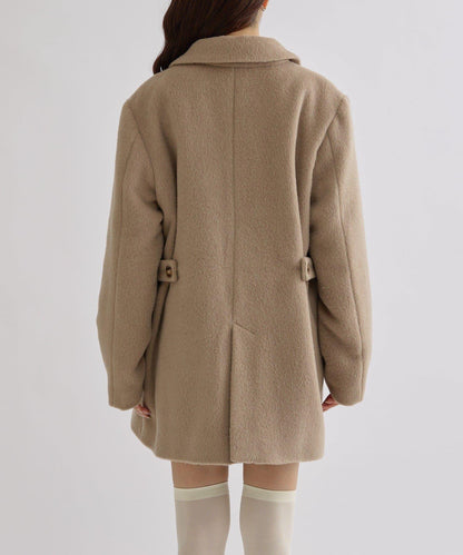 毛邊雙排扣西裝外套