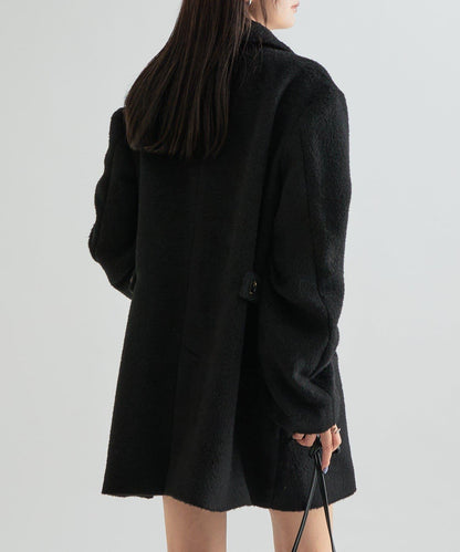 毛邊雙排扣西裝外套