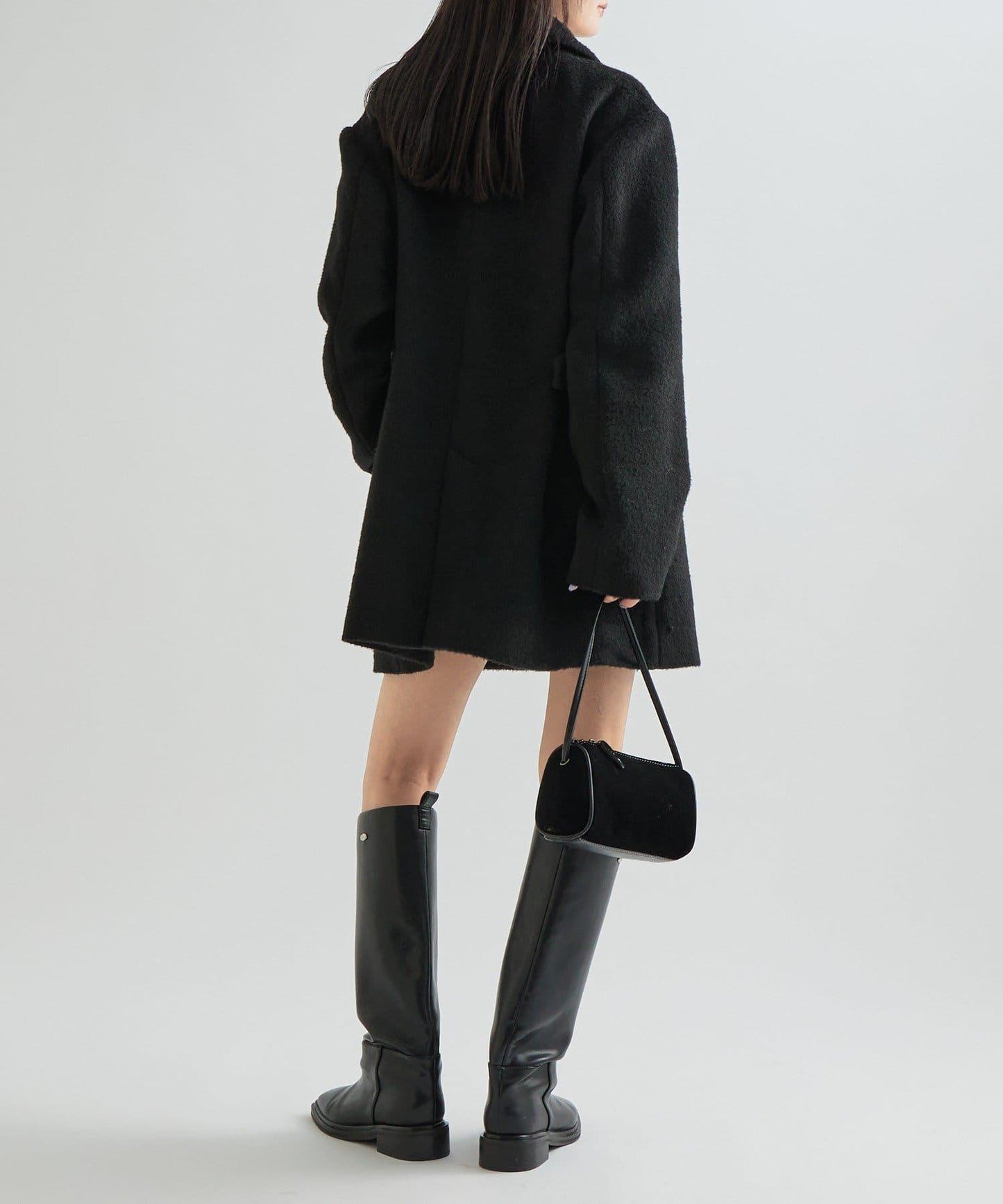 毛邊雙排扣西裝外套