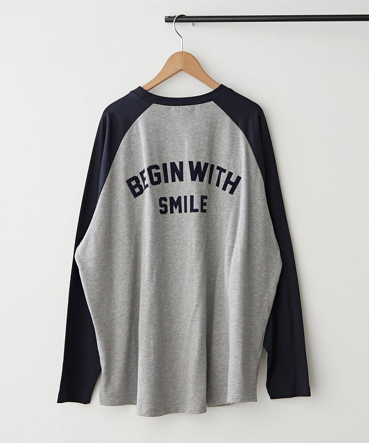 【NUNIFE】插肩袖寬鬆T恤