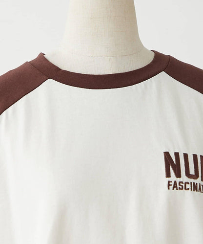 【NUNIFE】插肩袖寬鬆T恤