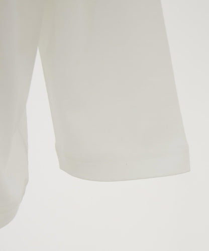 【NUNIFE】袖部條紋數字印花寬鬆T恤