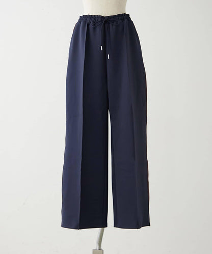 【NUNIFE】顯瘦線條休閒褲