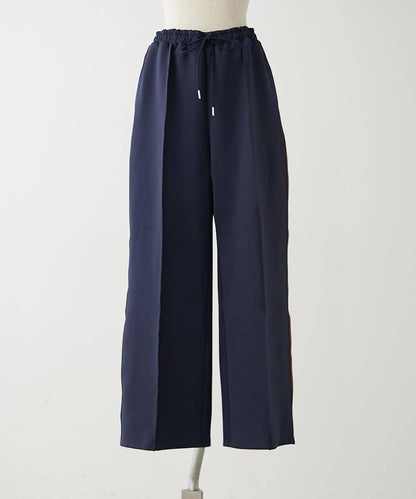 【NUNIFE】顯瘦線條休閒褲