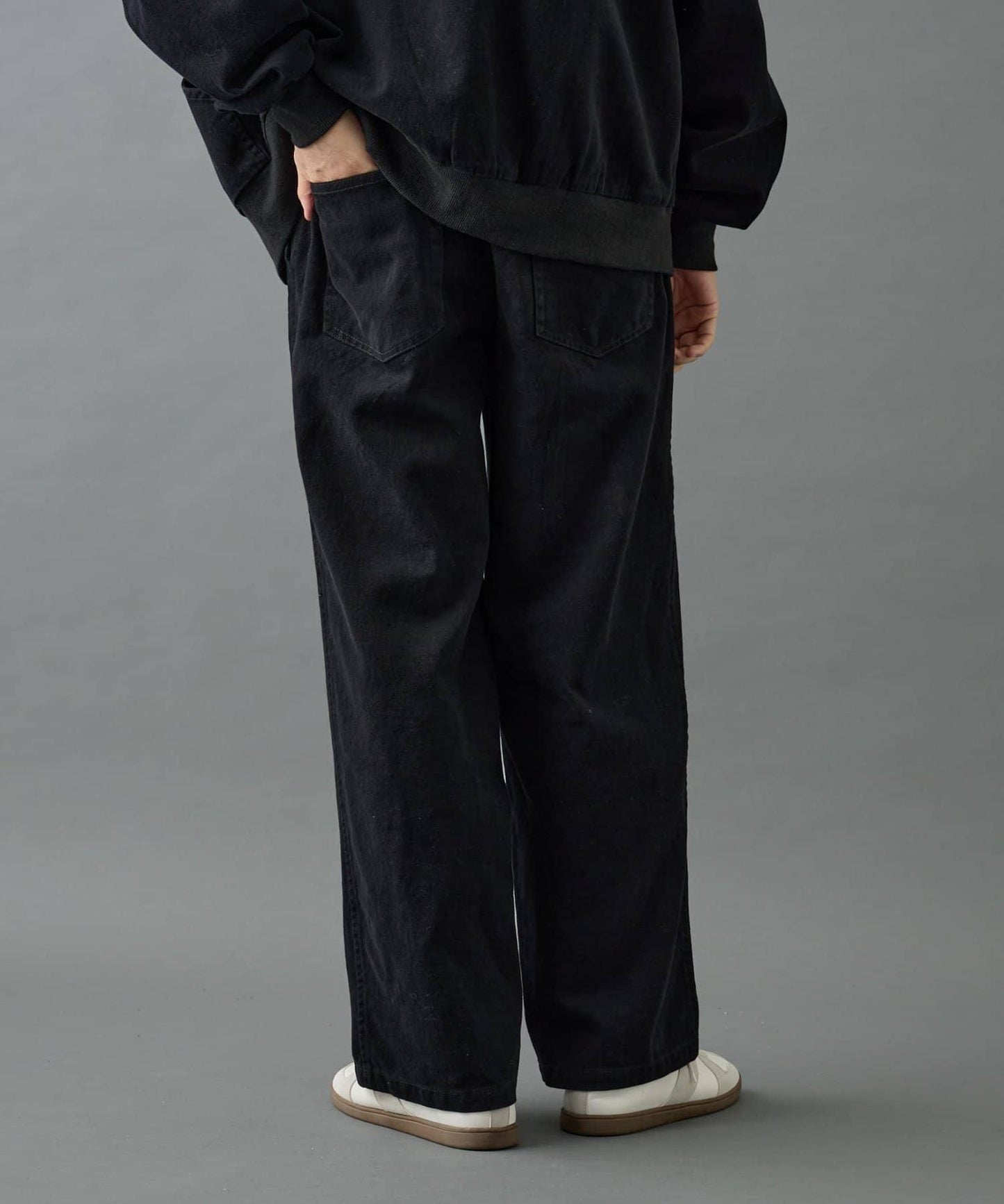 【AW/可成套搭配】生物酶處理磨毛斜紋長褲