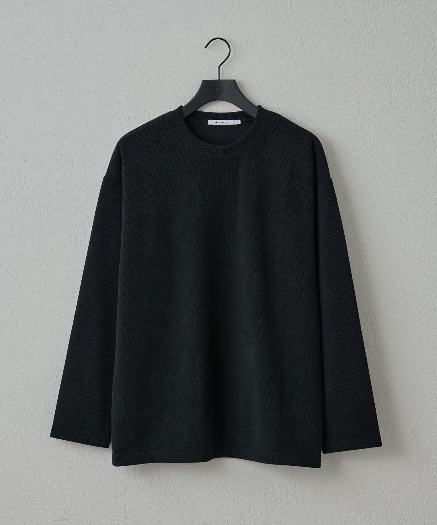 【AW】剪裁絨面套頭衫