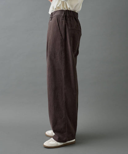 【AW/可成套搭配】生物酶處理磨毛斜紋長褲