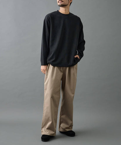 【AW】剪裁絨面套頭衫