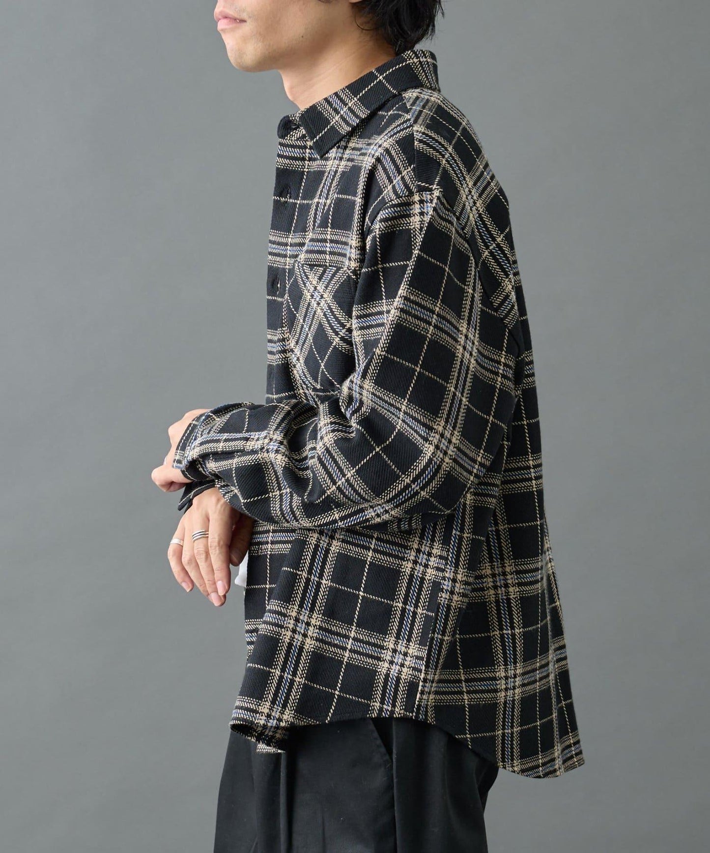 【AW】重磅斜紋格子襯衫