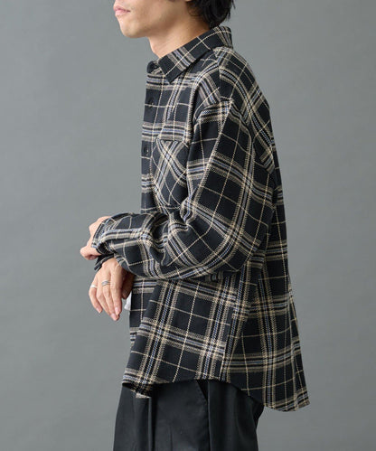 【AW】重磅斜紋格子襯衫
