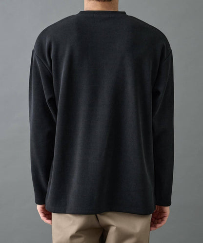 【AW】剪裁絨面套頭衫