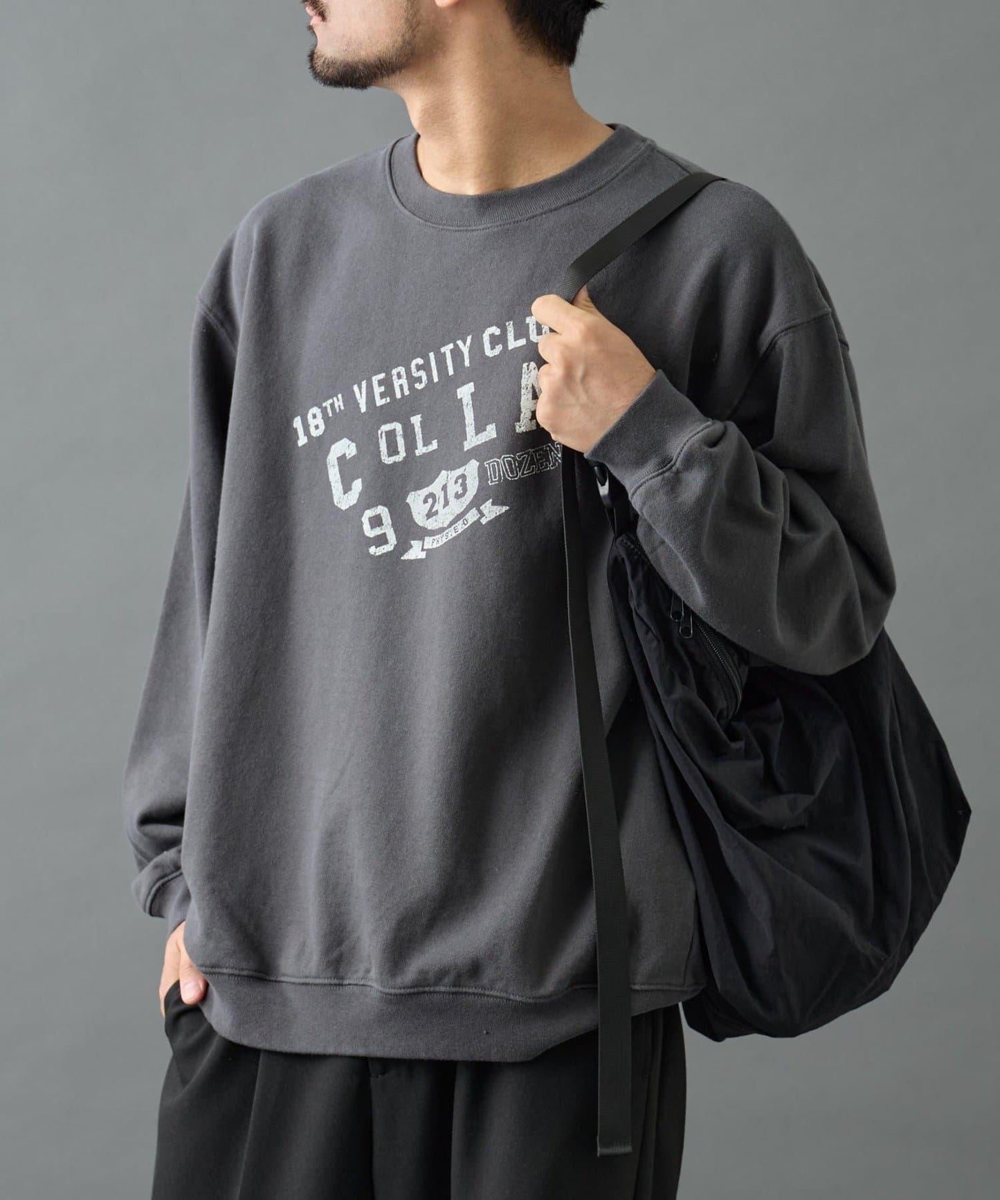 【AW】復古做舊學院風衛衣