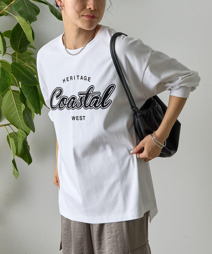 【AW】Coastal印花袖口羅紋長袖T恤