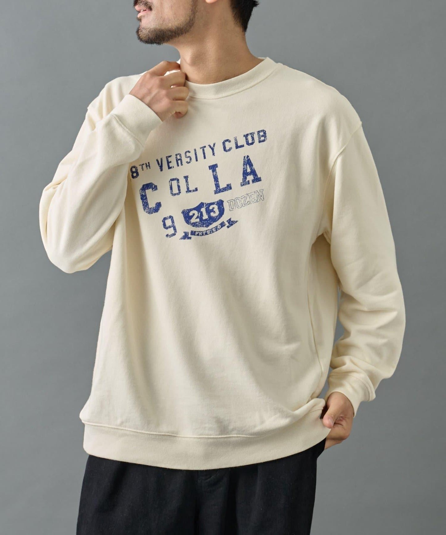 【AW】復古做舊學院風衛衣