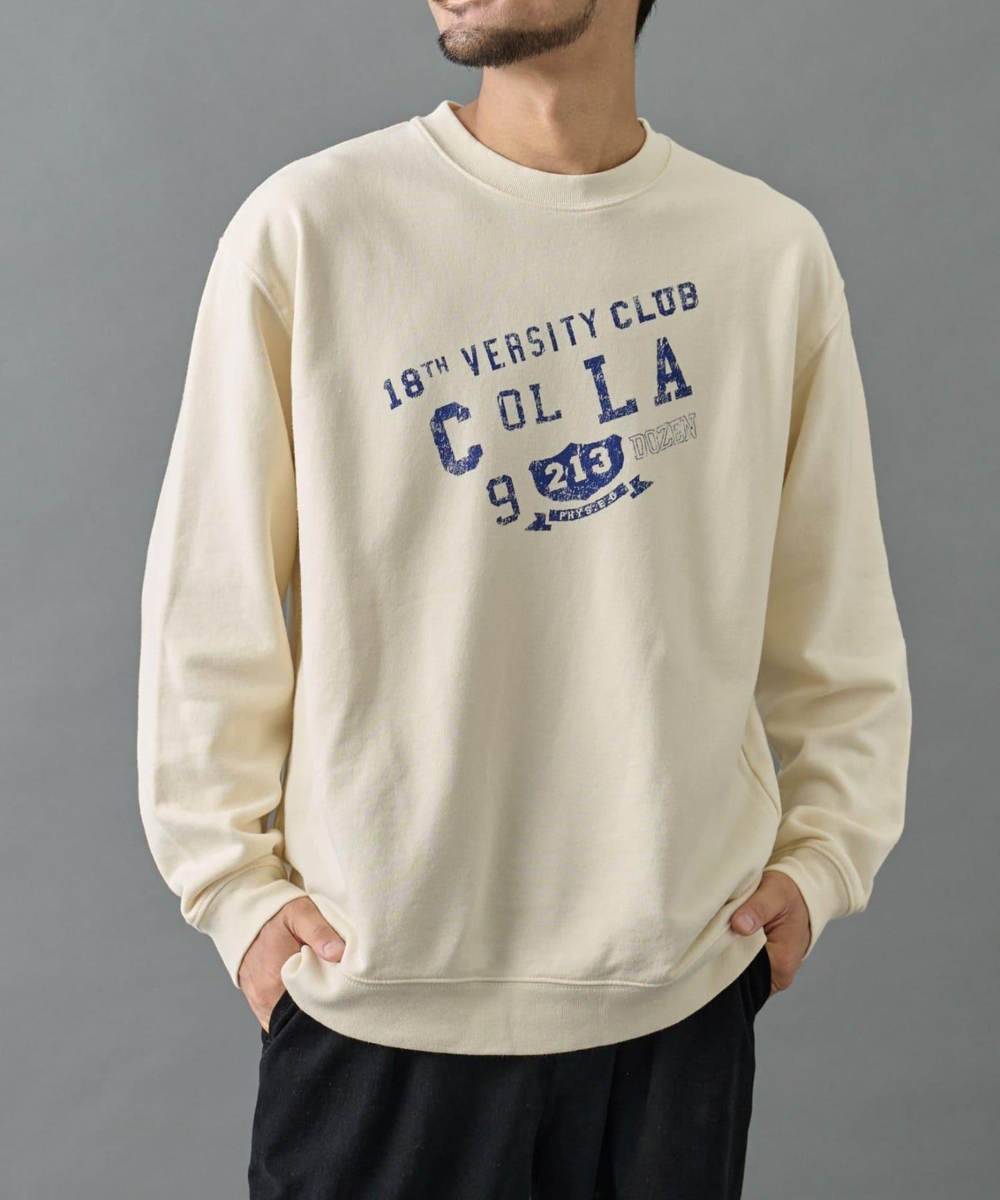 【AW】復古做舊學院風衛衣