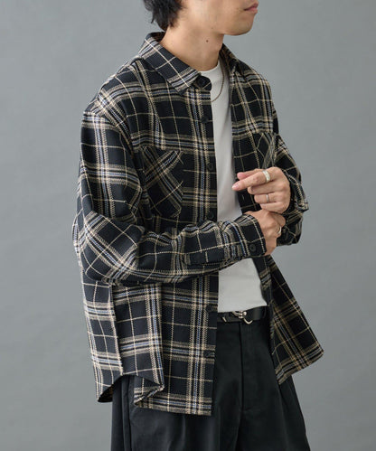 【AW】重磅斜紋格子襯衫