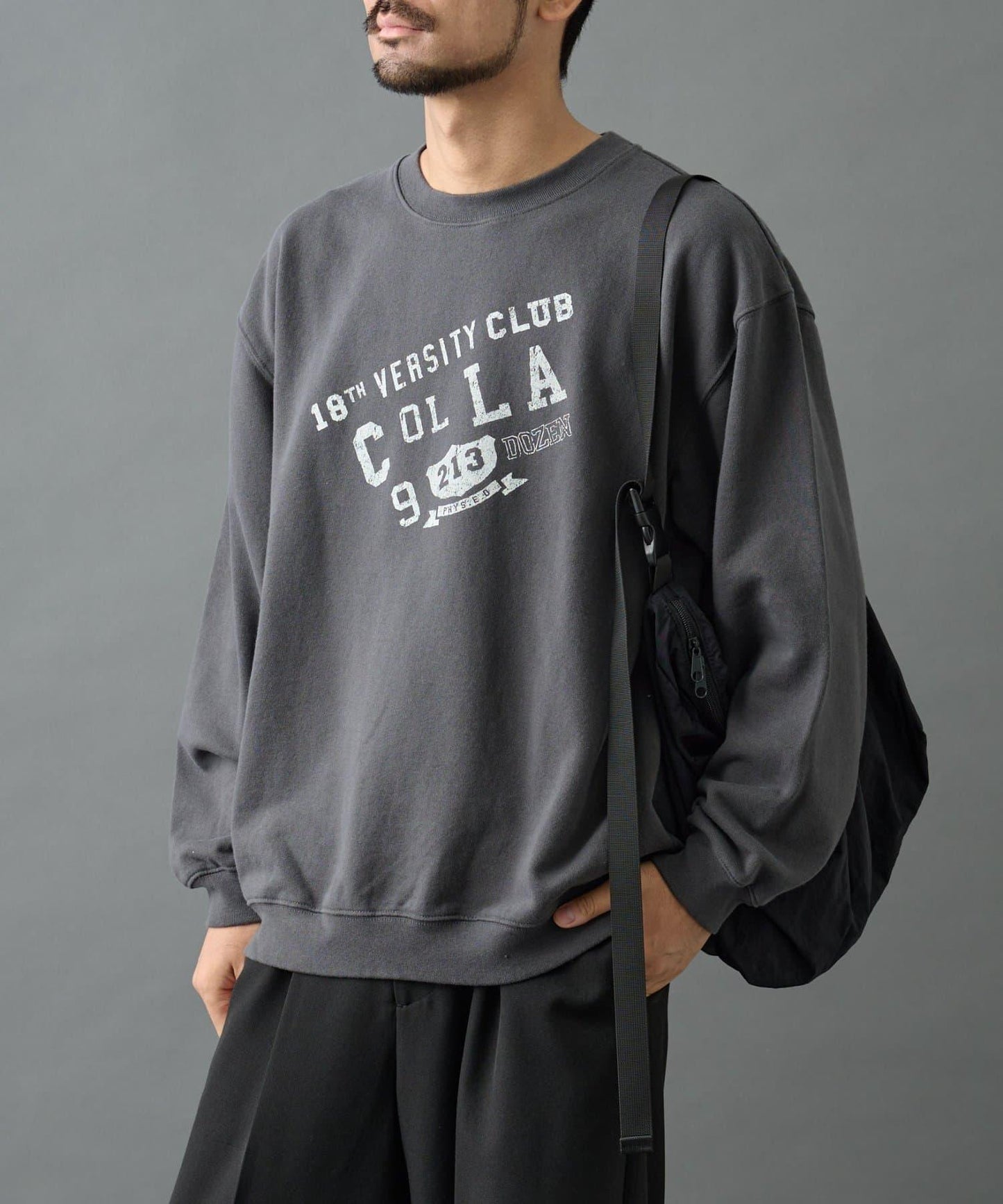 【AW】復古做舊學院風衛衣