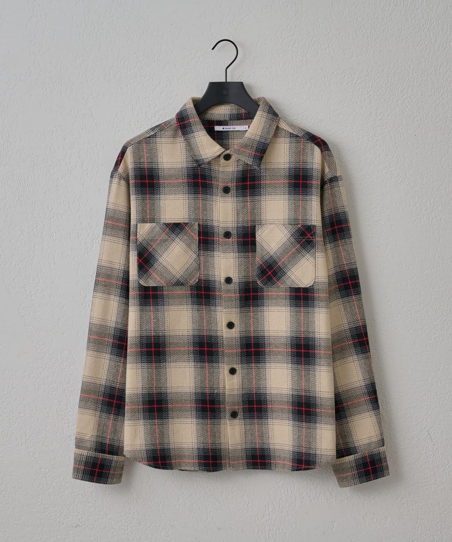 【AW】重磅斜紋格子襯衫